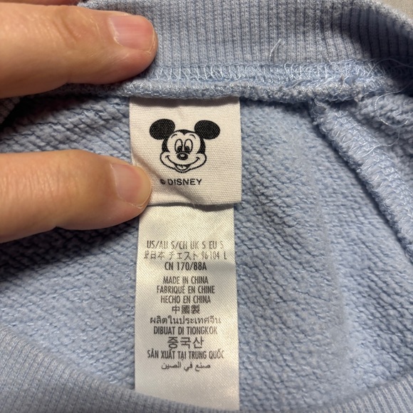 Disney Light Blue Apparel with Mickey Mouse Tag - Picture 3 of 4